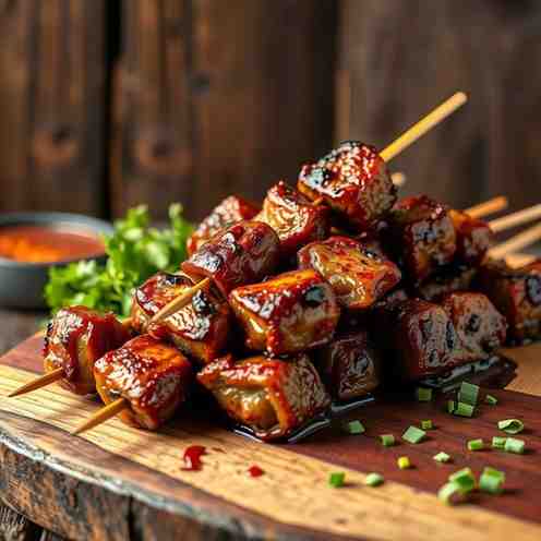 Grilled Alligator Meat Recipe - CAR Bushmeat Skewers